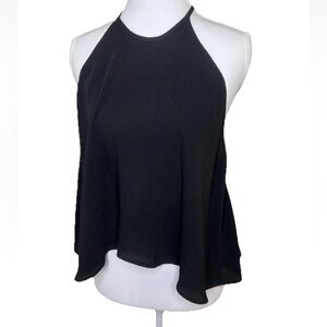 Zara Black Halter Tank Top